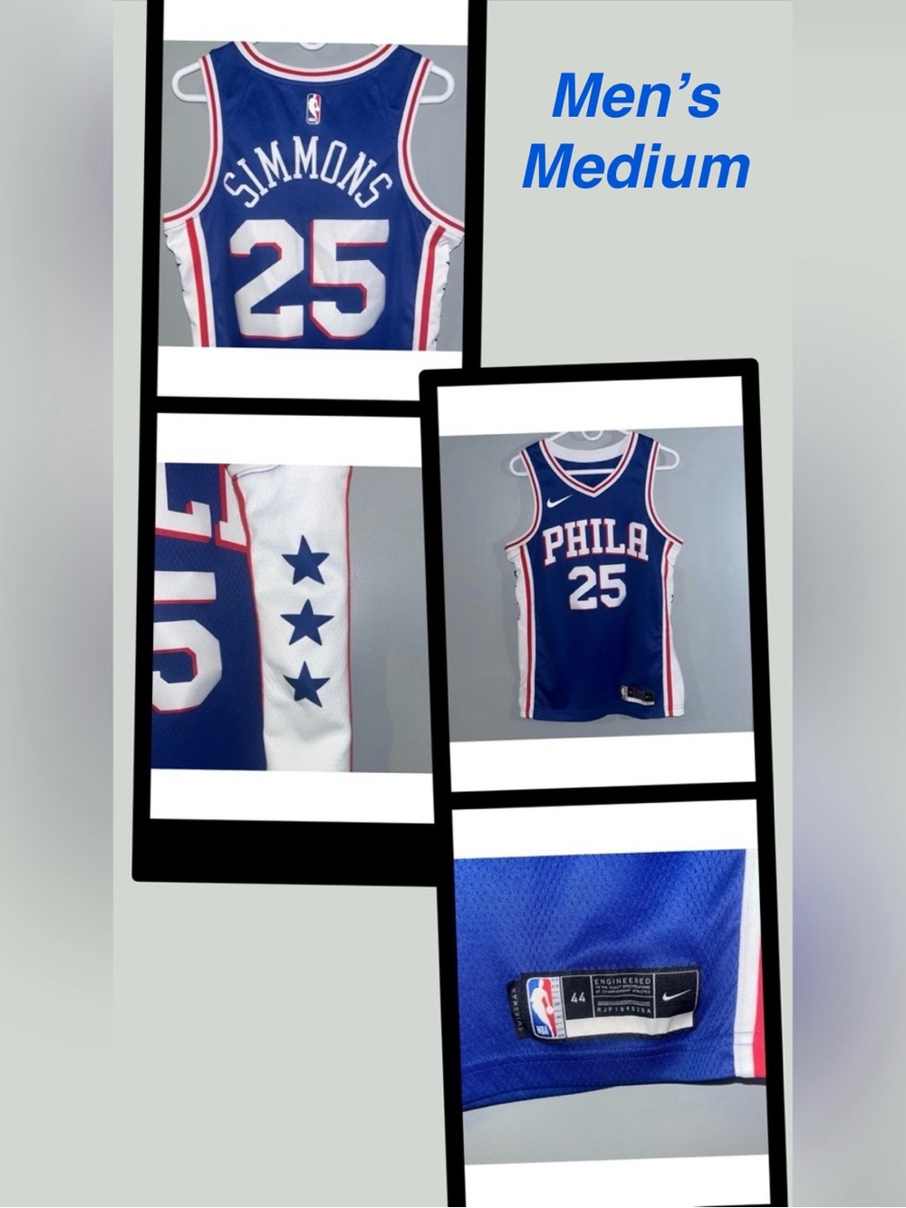 Philadelphia 76ers #25 Ben Simmons Nike NBA Swingman Basketball Jersey PHILA